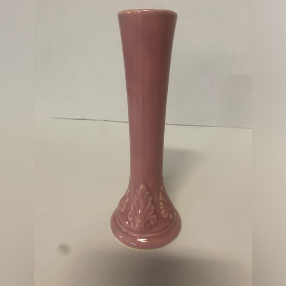 Brush McCoy Bud Pink Vase , small chip on top - Picture 1 of 8